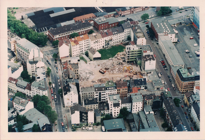 Schanzenviertel Hamburg von oben Fotograf Hinrich Schultze ca 1993 