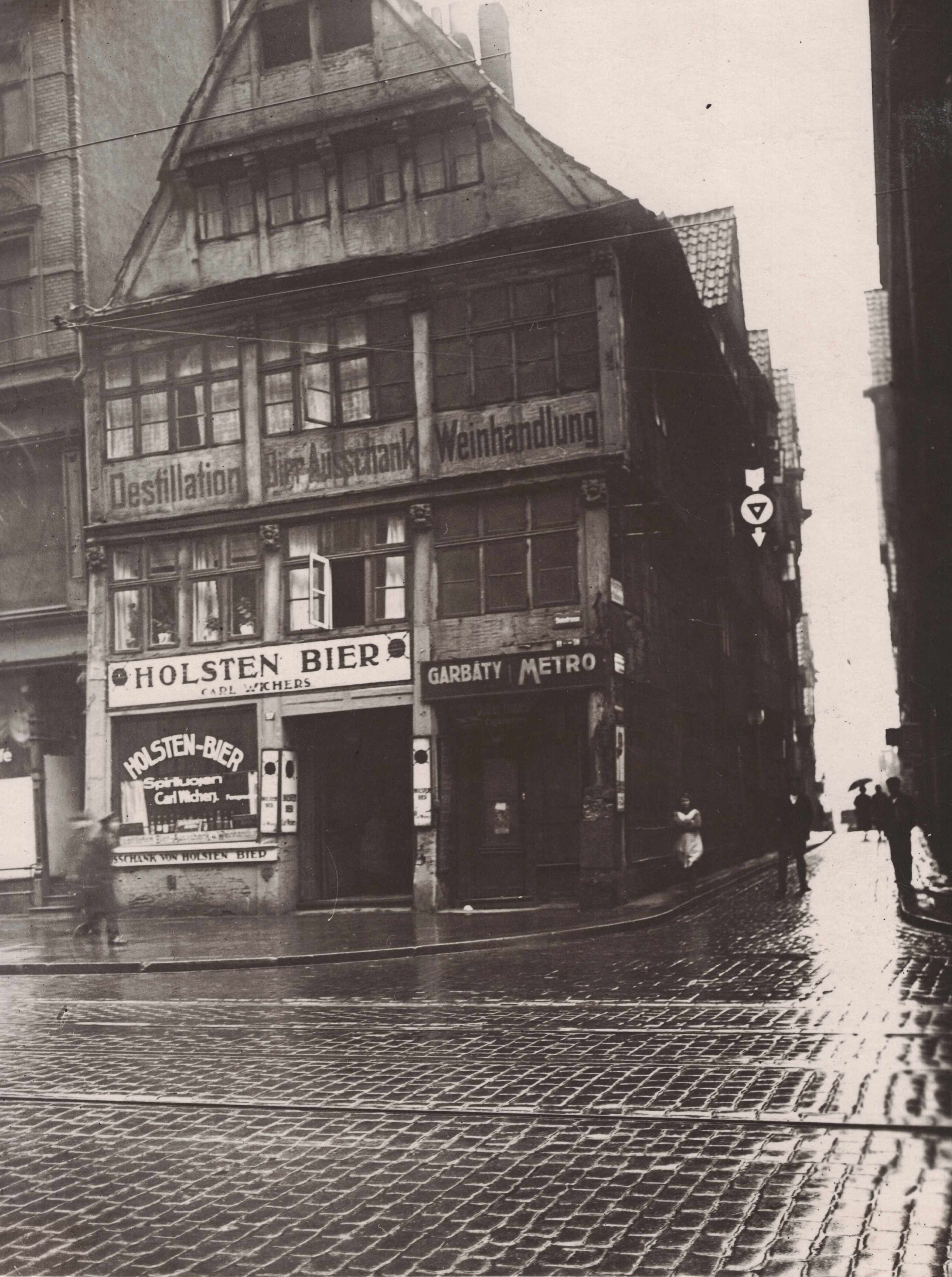 Steinstrasse 57-59, Ecke Springeltwiete, Foto von Cal Wiechers Hamburg 1927