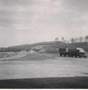 Autobahn bei Hannover 1951 Fotograf Rudolf Heinrich Meyer