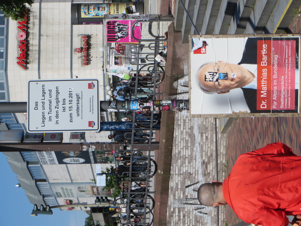 Das Liegen und Lagern ist verboten