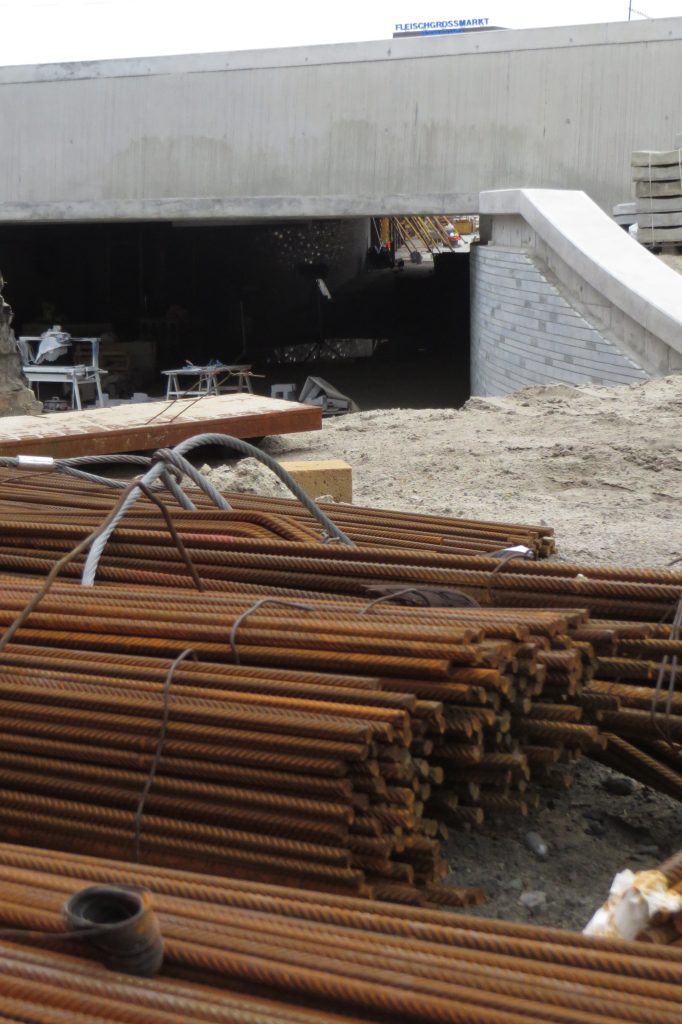 Tunnel wird gebaut