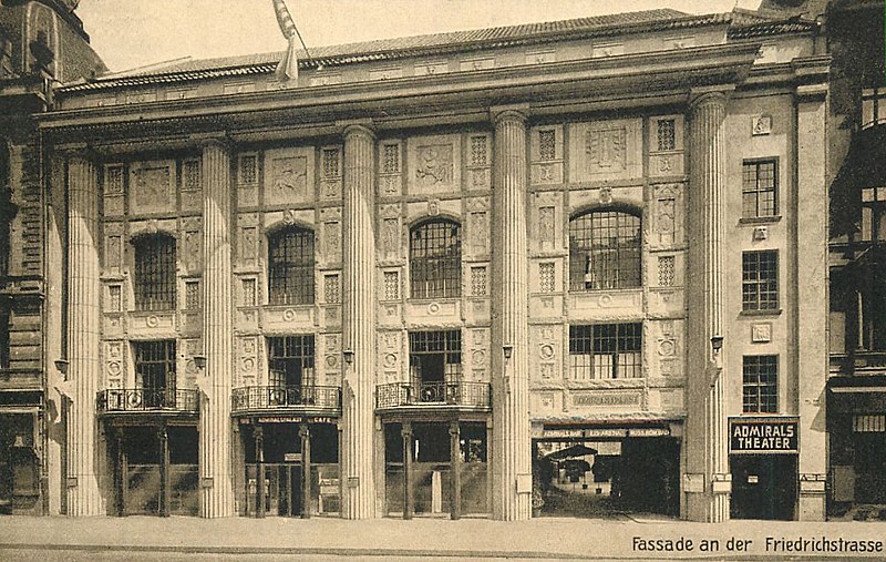 Admirals Theater Berlin 1914 Postkarte