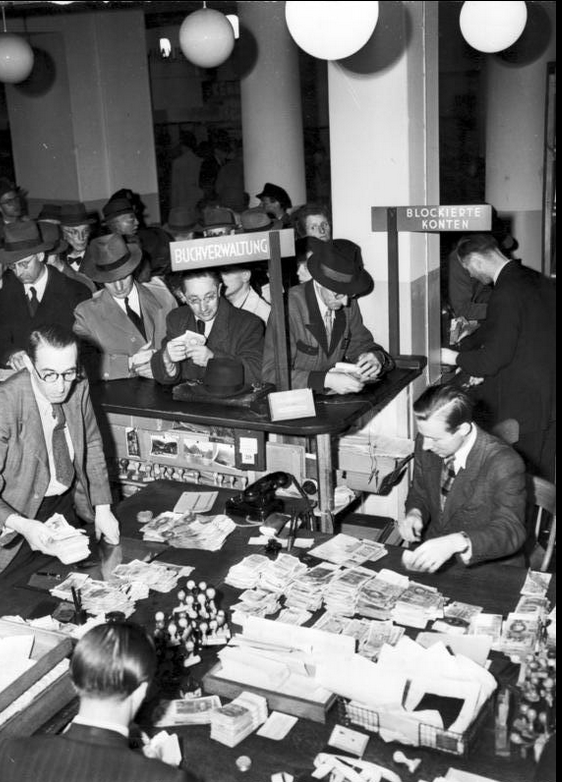 Umtausch Waehrungsreform