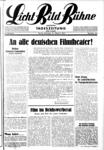 LichtBildBühne 31. Oktober 1933 Reisekamera