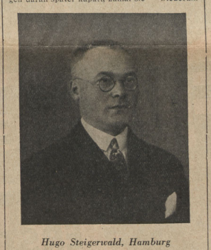 Hugo Steigerwald Hamburg